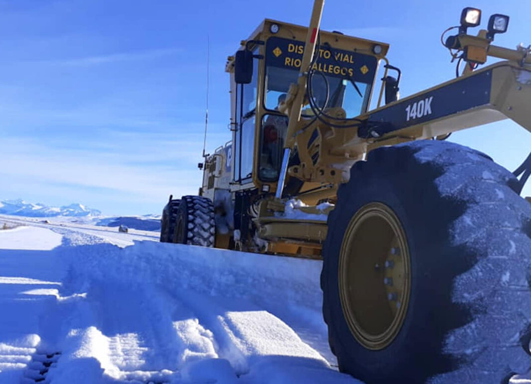 Alerta por heladas y fuertes nevadas en el sur de la Patagonia