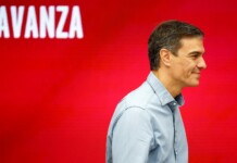 España: PP se impone en las elecciones legislativas, pero necesitaría la abstención de Juntas para formar gobierno El líder socialista español y presidente del Gobierno, Pedro Sánchez - Foto: NA