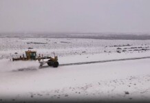 Cortan ruta de Río Gallegos hacia Piedra Buena y El Calafate por acumulación de nieve Cortan ruta de Río Gallegos hacia Piedra Buena y El Calafate por acumulación de nieve