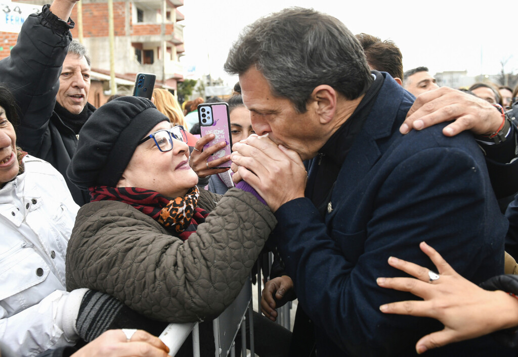 Sergio Massa critico a la oposición durante una inauguración en La Matanza - Foto: Prensa Economía