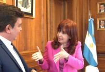 Cristina Kirchner se reúne con Sergio Palazzo y respalda a Fernando Espinoza en la interna de La Matanza
