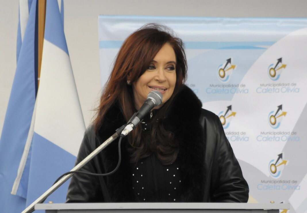 La presidenta Cristina Kirchner en Caleta Olivia - Foto: OPI Santa Cruz/Francisco Muñoz