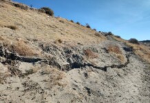 Esperan colapso ante nuevas grietas en la ruta nacional N°3 en Comodoro Rivadavia Esperan colapso ante nuevas grietas en la ruta nacional N°3 en Comodoro Rivadavia