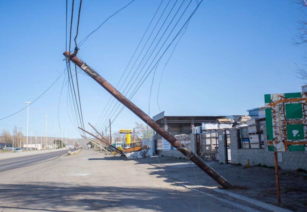 Viento en Comodoro Rivadavia Chubut - Foto: NA