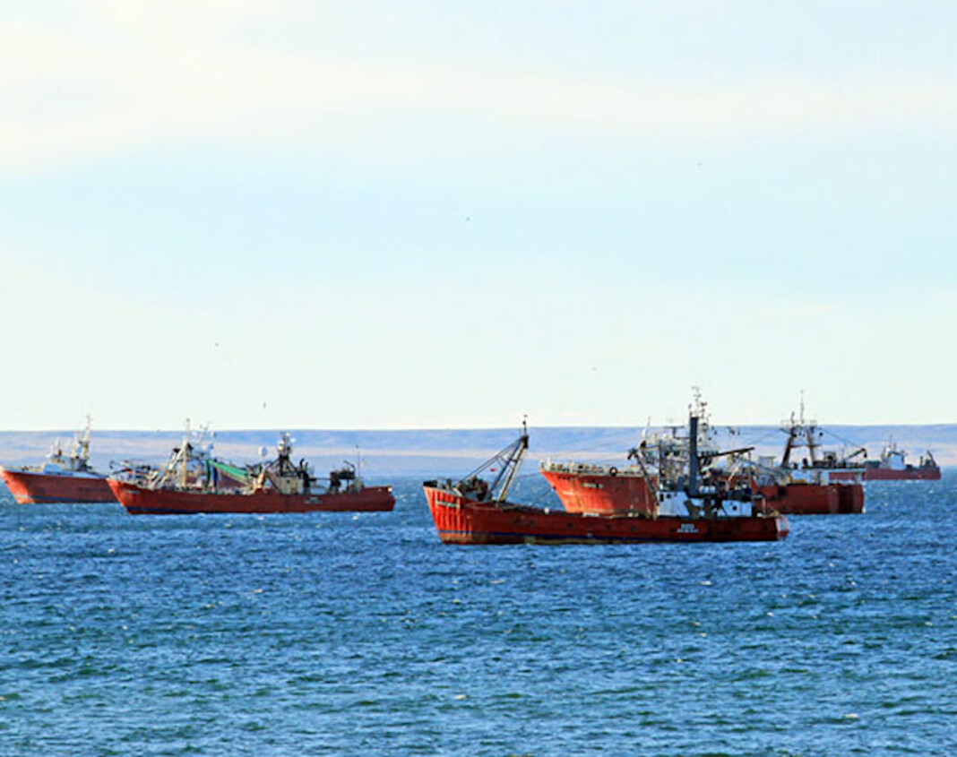 Flota tangonera se resguarda del temporal en Chubut