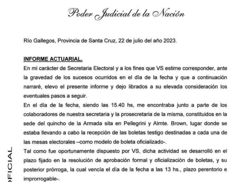 Un abogado local, candidato al Consejo de la Magistratura, denunció el armado de una causa penal en su contra por parte de una funcionaria pública de la Secretaría Electoral