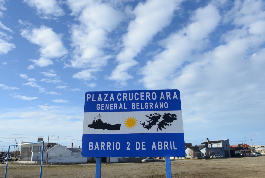 Plaza Crucero ARA General Belgrano en Río Gallegos - Foto: OPI Santa Cruz/Francisco Muñoz