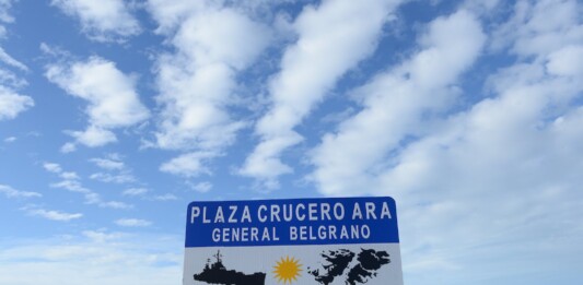 Plaza Crucero ARA General Belgrano en Río Gallegos - Foto: OPI Santa Cruz/Francisco Muñoz