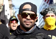Ex líder de los Proud Boys condenado a 22 años de prisión por su papel en el asalto al Capitolio de EE. UU. Enrique Tarrio, ex líder del grupo ultraderechista Proud Boys - Foto: NA