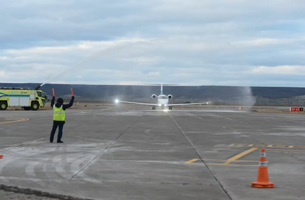 Santa Cruz incorporó nuevo avión sanitario - Foto: OPI Santa Cruz/Francisco Muñoz