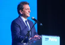 Sergio Massa: “En primera o segunda vuelta, vamos a seguir gobernando la Argentina” Sergio Massa candidato a presidente de Unión por la Patria - Foto: Prensa Economía