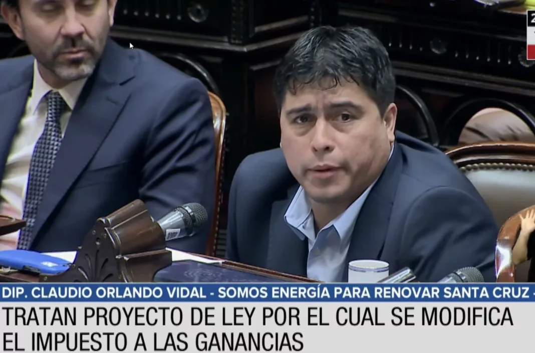 Claudio Vidal votó como petrolero el Impuesto a las Ganancias, ahora deberá explicar como Gobernador, por qué le restó a la provincia, fondos de la coparticipación