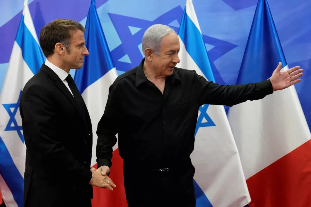 Emmanuel Macron prometió solidaridad con Israel - Foto: NA