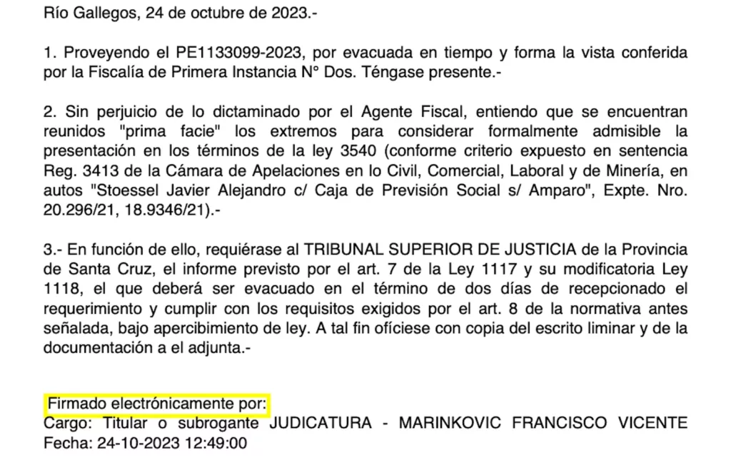 Juez provincial dictaminó que el Superior Tribunal de Justicia debe informar sobre ingresos de Personal a la Justicia