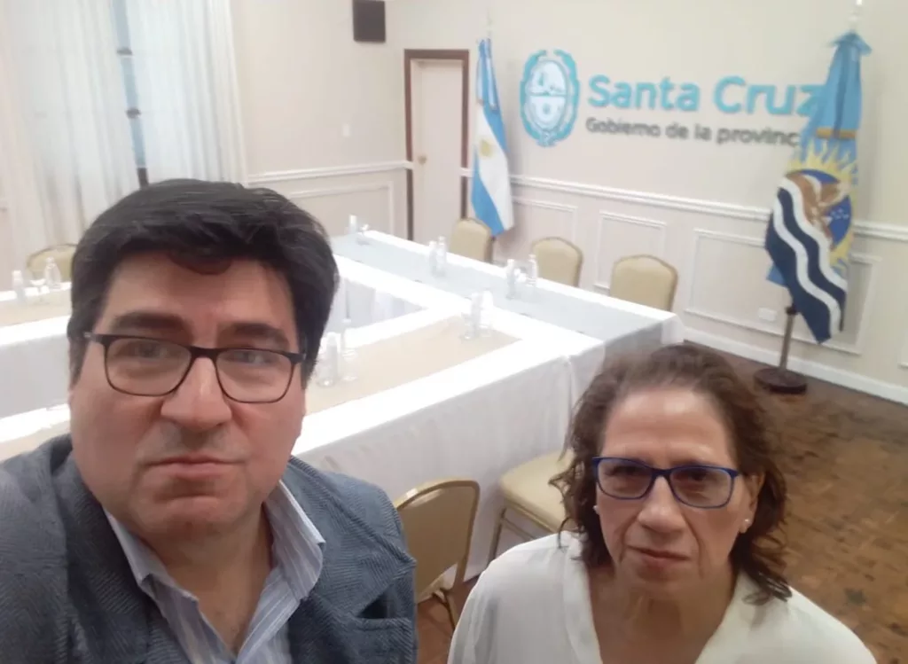 Hugo Jerez y Beatriz Constantino, vocales por los activos y pasivos de la Caja de Servicios Sociales