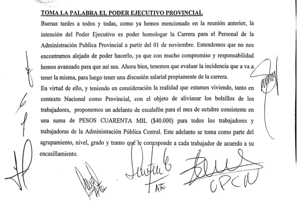 Gobierno ofreció suma fija a estatales de la administración central