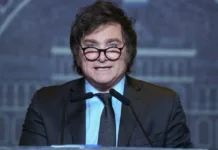 Javier Milei brinda su discurso luego de ser electo presidente de la Nación - Foto: NA