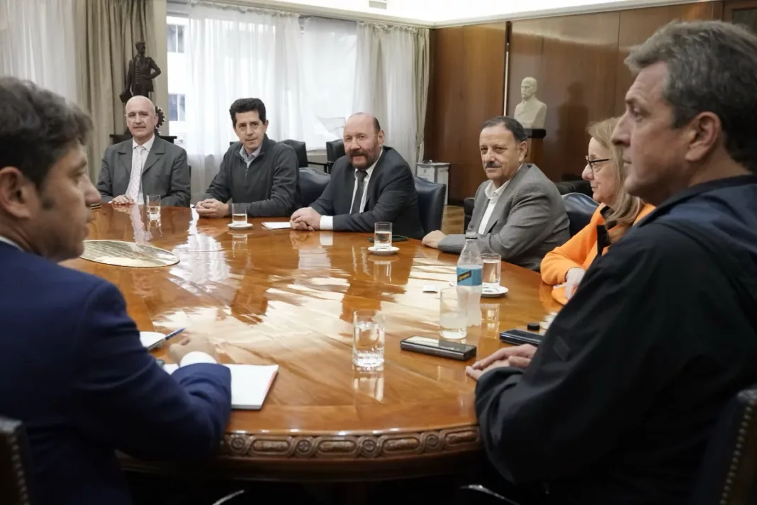 Sergio Massa reunido con los gobernadores - Foto: Prensa Economía