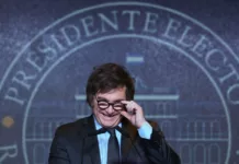 Javier Milei brinda su discurso luego de ser electo presidente de la Nación - Foto: NA