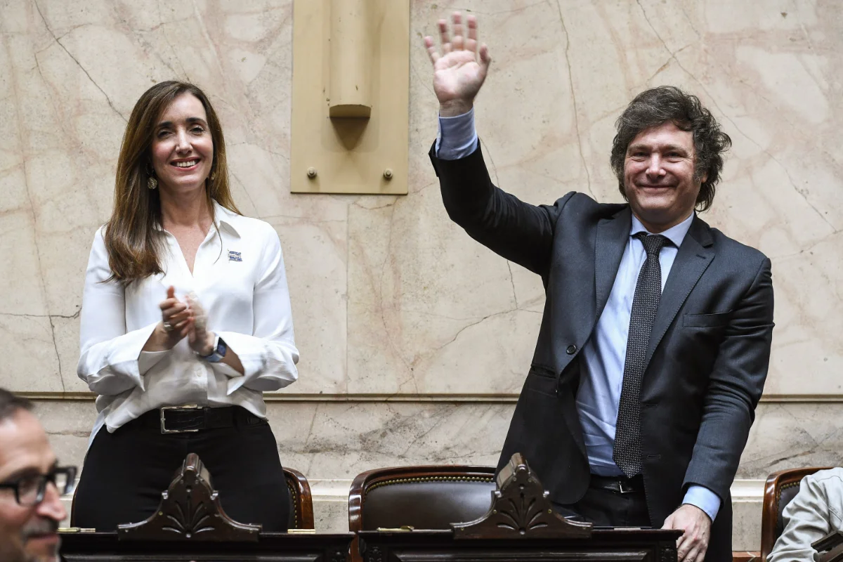 La fórmula presidencial de La Libertad Avanza (LLA) integrada por Javier Milei y Victoria Villarruel - Foto: Senado de la Nación La fórmula presidencial de La Libertad Avanza (LLA) integrada por Javier Milei y Victoria Villarruel - Foto: Senado de la Nación
