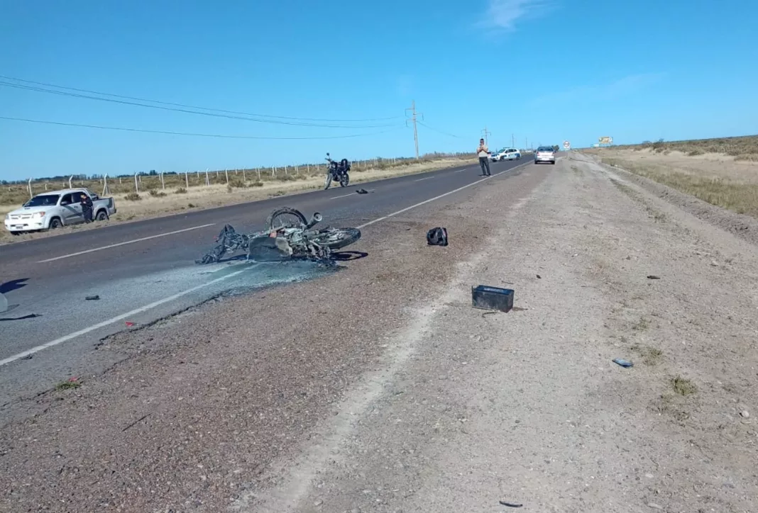 Un motociclista perdió la vida en un accidente en ruta 25