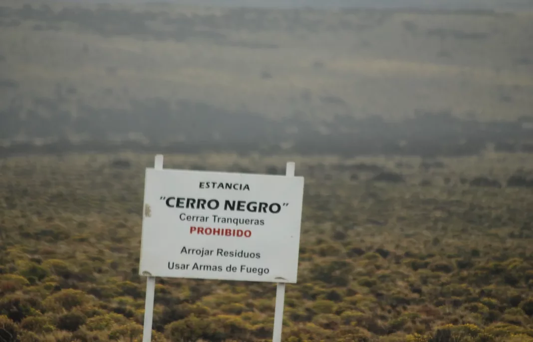 Estancia Cerro Negro el proyecto minero Cerro Negro - Foto: OPI Santa Cruz/Francisco Muñoz