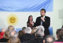 Sergio Massa defiende el sistema de jubilación solidario Sergio Massa defiende el sistema de jubilación solidario - Foto: Ministerio de economía