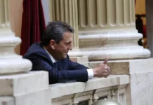 Caída del 13,6% en la coparticipación nacional en noviembre Sergio Massa en el Congreso de la Nación - Foto: NA