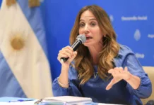 Suspensión de titulares del programa Potenciar Trabajo por viajes al exterior La ministra de Desarrollo Social, Victoria Tolosa Paz - Foto: NA