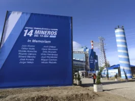 La megausina 14 mineros de YCRT en Río Turbio - Foto: OPI Santa Cruz/Francisco Muñoz