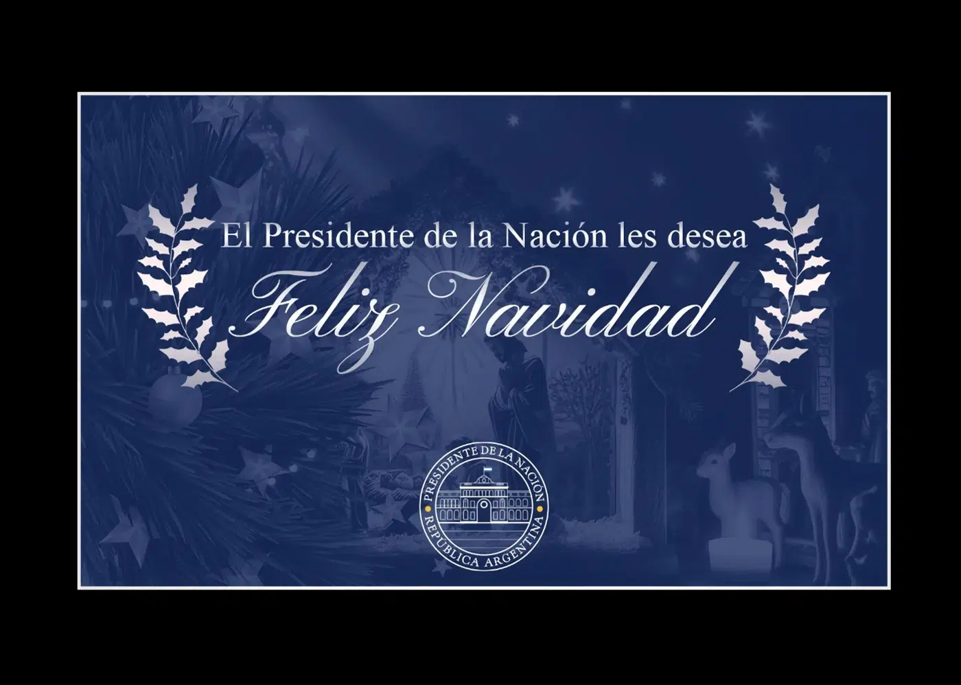 El saludo de Navidad del Presidente Javier Milei