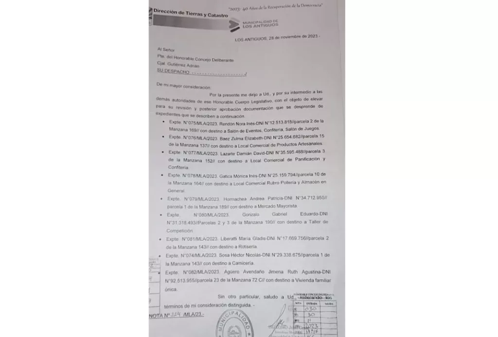 La cocina del escándalo en Los Antiguos, la renuncias masivas, los negocios, las deudas de campaña y el regalo de tierras fiscales que nadie quiso aprobar