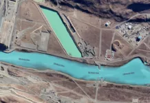 Deconstruyendo las Represas sobre el río Santa Cruz. La diferencia entre el relato las inversiones y la realidad (Informe III) Represas sobre el Río Santa Cruz - Foto: Google Maps