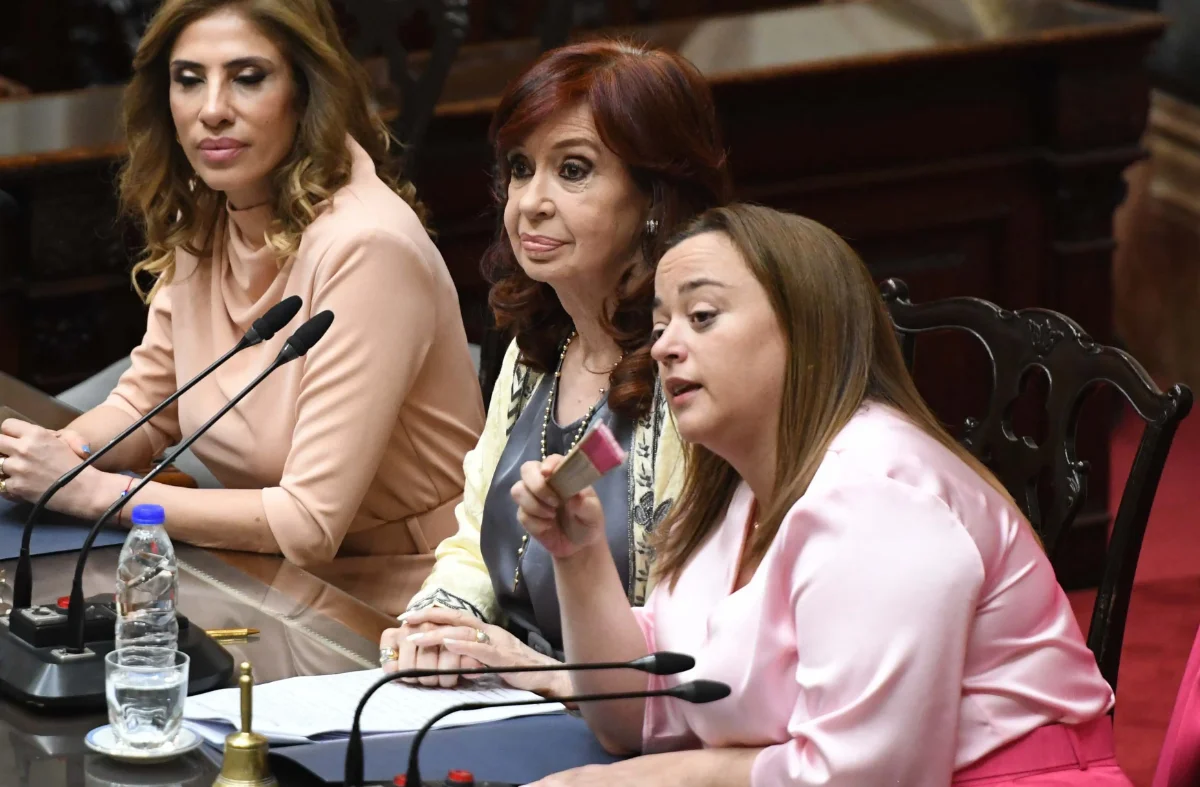 Cristina Kirchner en el Senado de la Nación -