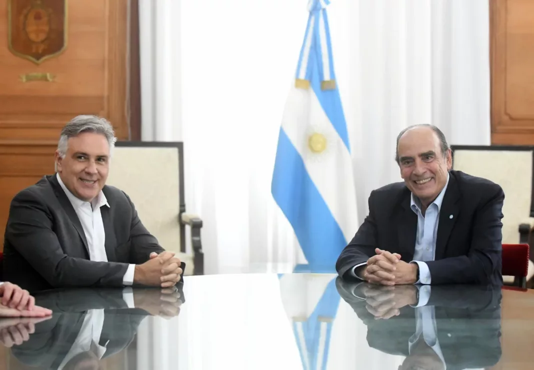 Reunión entre el Ministro del Interior y el Gobernador de Córdoba - Foto: NA