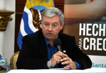 Fuerte suba de las tarifas de SPSE para los comercios y grandes usuarios Jorge Arable presidente de Servicios Públicos - Foto: Prensa Gobierno