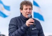 El gobernador fueguino descartó reunirse con jefa militar de Estados Unidos El gobernador de Tierra del Fuego, Gustavo Melella -