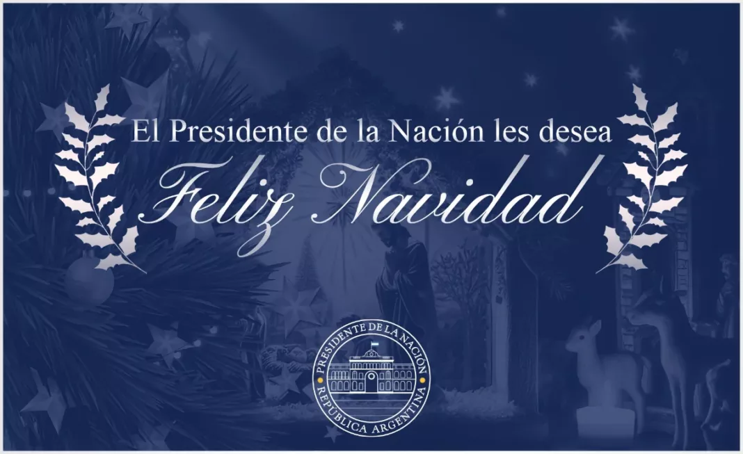 El saludo de Navidad del Presidente Javier Milei