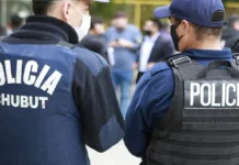 La policía de Chubut -