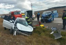 Accidente en la ruta 20 dejó un internado en Río Turbio Accidente en la ruta 20 dejó un internado en Río Turbio