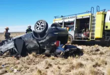 Dos personas murieron en accidente en Ruta Nacional 3 Dos personas murieron en accidente en Ruta Nacional 3 -