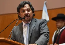 Gobernador de Salta: “las provincias no quieren mendigar limosnas en Buenos Aires” El gobernador de Salta Gustavo Sáenz - Foto: NA