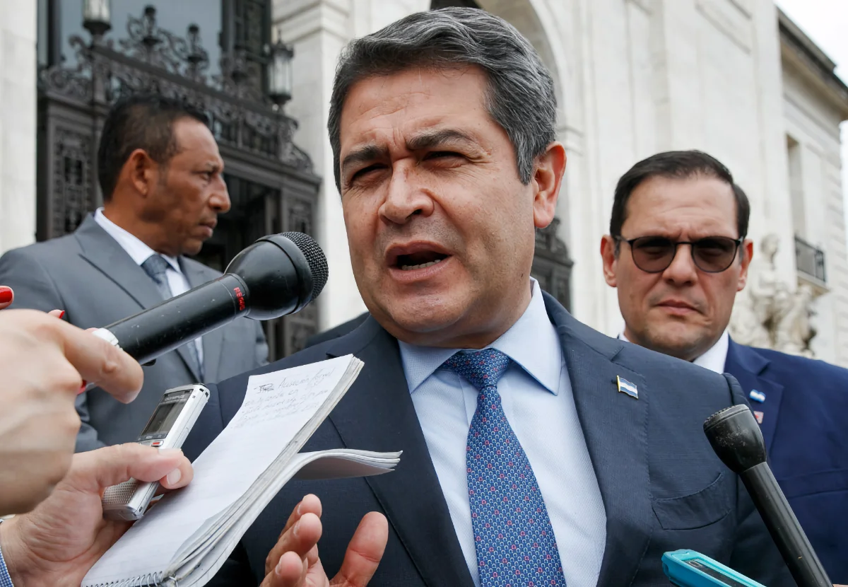 El expresidente de Honduras Juan Orlando Hernández