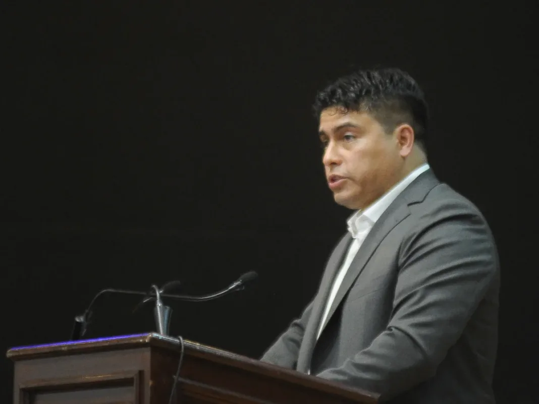 El gobernador Claudio Vidal en su discurso de apertura de las sesiones de la Cámara de Diputados de Santa Cruz - Foto: OPI Santa Cruz/Francisco Muñoz