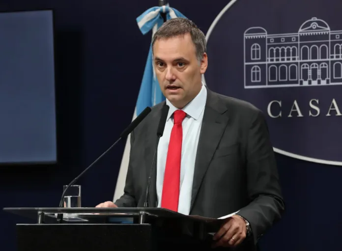 El vocero presidencial, Manuel Adorni - Foto: Presidencia