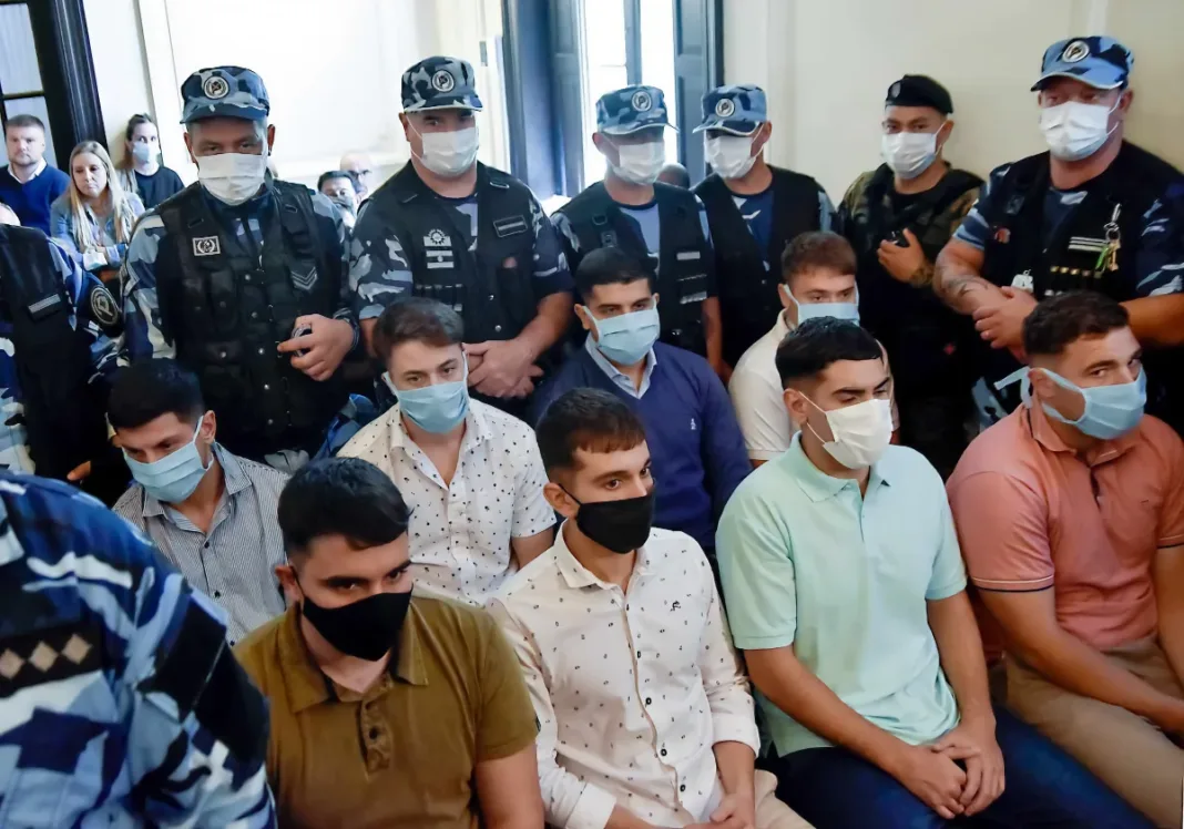 Los ocho rugbiers acusados de asesinar a Fernando Báez Sosa - Foto: NA