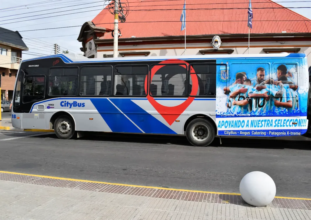 Las unidades de la empresa CityBus en Río Gallegos -
