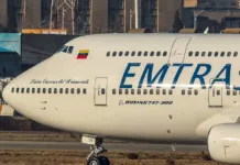 El Boeing 737 de Emtrasur -