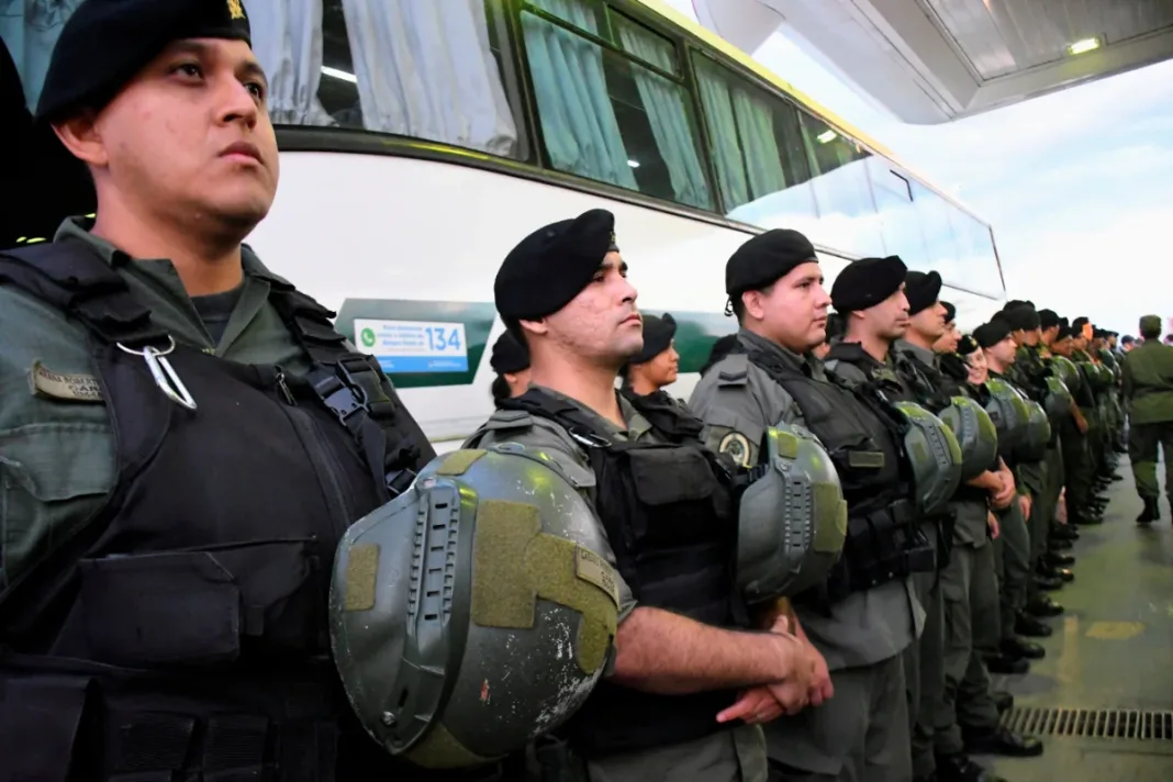 Despliegue masivo de fuerzas federales en Rosario - Foto: NA