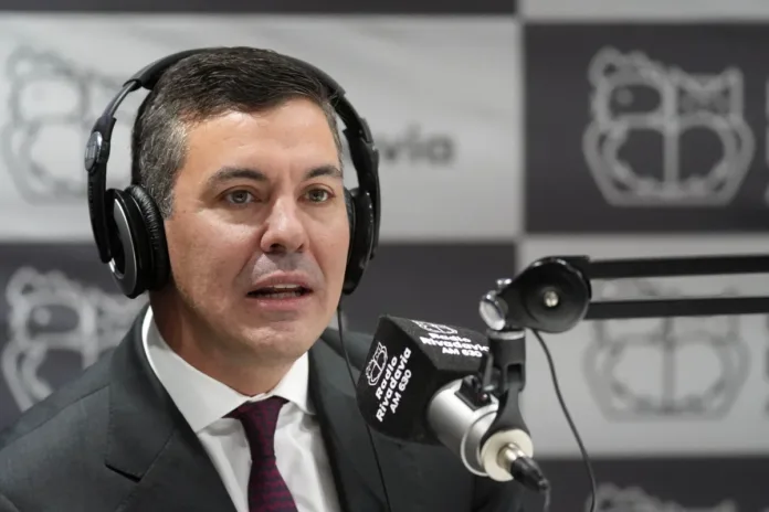 El presidente de Paraguay, Santiago Peña - Foto: NA
